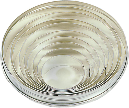 Fox Run Round Cookie Cutter Set, 1 x 6 x 6 inches