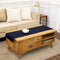 Solino Home Linen Navy Blue Table Runner 60 Inches - 100% Pure