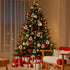 Remote,8 IP65 10 Christmas Tree Curtain Lights, Christmas Window Lights Decor with Lighting Modes, Waterproof, Hooks