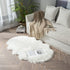 3x5 MIULEE Luxury Soft Fluffy Area Rug Feet, Faux Fur Sheepskin Rug Decorative Plush Shaggy Carpet for Christmas Decor