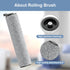3 S3 5 Set 3 6 Vacuum Mop Replacement Parts Compatible with Tineco Roller Brush Replacement, Suitable with Ifloor