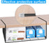 SUFAUY 2-Pack Steel Under Cabinet Shelf Basket Organizer, Metal Wire Rack Hanging Storage Baskets for Kitchen Pantry,