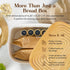 Countertop 2 ABIOTO Extra Large Bread Box for Kitchen with Bread Bags - Sturdy Modern Construction, Ribbed Design Keeps