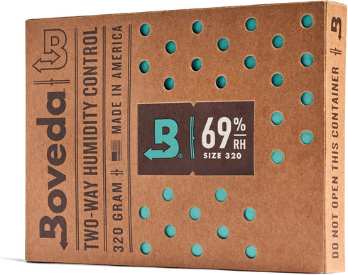 Boveda 69% Two-Way Humidity Control Pack - For Large Wood Humidifier Boxes & Coolers, Size 320