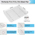 TeamFar Baking Sheet with Rack, 17.6 x 13 x 1 Inch Stainless Steel Cookie Sheet with Cooling Rack Set