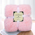 Cozy 60"x80" BENRON Baby Pink Throw Blankets, Soft Shaggy Plush Sherpa Blankets, Lightweight Fluffy Faux Fur Blankets