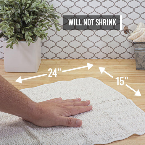 Country Cottons 100% Set 2-24"x15" Old Fashion Cotton Kitchen Towels - of (Sage Green/Natural)