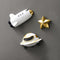 FJS 3Pcs Rocket Spaceship Outer Space Wall Decor, Cute Wall Sculptures for