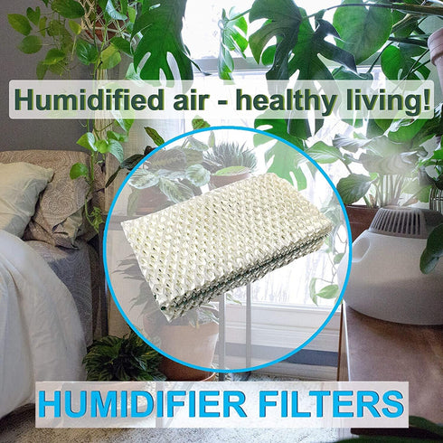 HQRP 2-Pack Humidifier Wick Filter Replacement for Sears Kenmore 14909, 14912, 32-14912, 42-14912, Emerson Essick Air