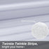 Viseeko Window Privacy Film: Stripe Frosted Glass Vinyl for Door Cover, Static Cling Home Office UV Protect
