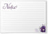 Floral Recipe Cards from Dashleigh, 48 Cards, 4x6 inches, The Gift Collection, Water-Resistant and Double-Sided (Violet Purple) by Dashleigh