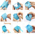 Kslong Blue Baby Shower Favor Boxes - 50Pcs Elephant Favor Boxes for Baby Boy with Ribbon for Party Decorations