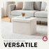 16.5in Small Storage Ottoman Foldable Sherpa Top Storage Bench,Foot Rest/Step Stool for Bedroom Dorm Entryway, Space