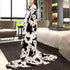 Cozy 50"x60" Cow Print Blanket Soft Cute Throw for Couch Bed Sofa, Fleece Western Farmhouse Cows Room Decor, Gifts