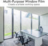 Haton Window Privacy Film, Frosted Glass Static Cling Sun Heat Blocking Window Clings, Non Adhesive 23.6" x 78.7"