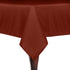 Ultimate Textile 60 x 60-Inch Square Polyester Linen Tablecloth, Burnt Orange