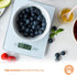 MasterChef Digital Food Scale Grams and Ounces for Kitchen, Portable Food Weight Scale with LCD Display for Baking & Cooking, Tempered Glass Scales, Weighing Precision of 0.1oz, 11lb Weight Capacity by MasterChef