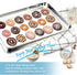 TeamFar Baking Sheet with Rack, 17.6 x 13 x 1 Inch Stainless Steel Cookie Sheet with Cooling Rack Set