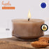 6 15 Pack HYOOLA Scented Tealight Candles - Clear Cup - Roasted Almonds Tealight Candles Scented - Hour Burn Time
