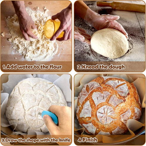 Tool,5 Pack XANGNIER Bread Lame Dough Scoring Sourdough Scoring Tools,Bread Dough Cutter Slashing Razor Tool,Bread