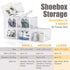 6 Closets AJP Distributors Collapsible Stackable Shoe Organizer Racks for and Entryway Shoes Storage Cabinet Storage