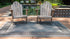 Unique Loom Outdoor Border Collection Area Rug - Greek Key, Gray/Black (2' 2" x 3' 1" Rectangle)