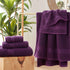 COZYART Set, Set 3 1 1 1 650 Luxury Purple Bath Towels Turkish Cotton Hotel Large Towels for Bathroom, Thick Bathroom