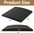 moonoom 22"x22" (2 Couch Cushion Support, Black Sofa Cushion Sagging Repair, Curved High Density Foam Replacement