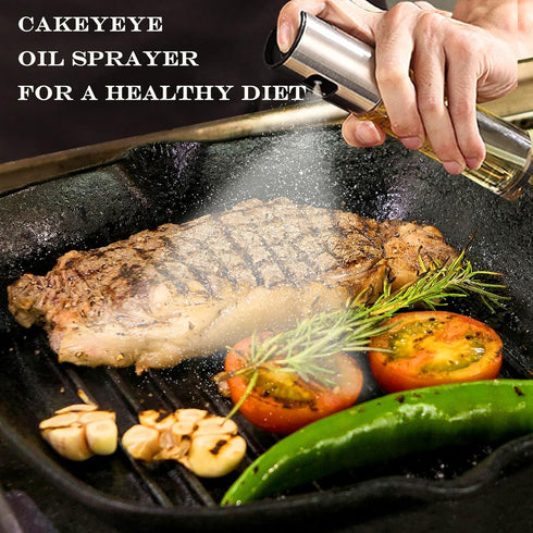 Oil Sprayer for Cooking,100ml Olive Oil Spritzer,Olive Oil Spray Bottle for Salad, BBQ, Kitchen Baking, Roasting by cakeyeye