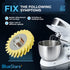 BlueStars W10112253 Mixer Worm Gear, Compatible with Whirlpool & KitchenAid Mixers, Pack of 2