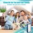 Upgraded Classic 400 Series Replacement Filter, Compatible with Blueair 400 Series Air Purifier, Part # 480i, 402, 403,