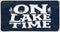 Welcome Indoor Mat - On Lake Time Gifts for Lake Lovers, Blue Lake Porch Mat, 30 x 16 Inch Room Decor