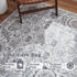 jinchan Area Rug 2x3, Washable Vintage Floral Indoor Entryway Rug, Soft Non Slip Bathroom Kitchen Carpet