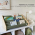 ZICOTO Decorative Wooden Bookshelf for Kids Rooms - Keeps Plenty of Books Neatly Organized & Within Reach for Toddlers