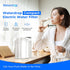 Waterdrop Compact Electric Water Filter Pitcher, 200-Gallon Filter for Fridge, NSF/ANSI 42&53&401, 14-Cup, White