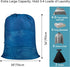 Extra Large Heavy Duty Mesh Laundry Bags with ID Tag, Locking Drawstring Closure - 2 Pack, 30 x 36 inches, Washable for