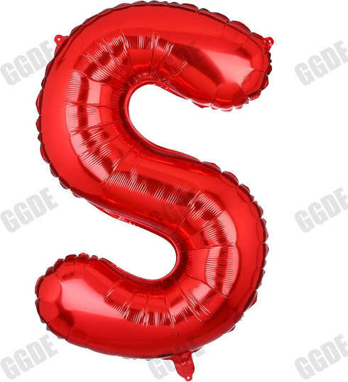 40 Inch Big Red Letter Balloons Foil Mylar for Wedding Bachelorette Birthday Bridal Shower Graduation Party Decoration