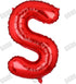 40 Inch Big Red Letter Balloons Foil Mylar for Wedding Bachelorette Birthday Bridal Shower Graduation Party Decoration