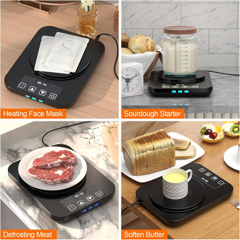 Electric Sourdough Starter Warmer Mat, Upgrade Warming Heating Pad for Sour Dough Starter, Sourdough Heater Proofing