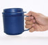 Rehabilitation Advantage Insulated Plastic Mug with Tumbler Lid, 8oz, Blue, Non-Weighted