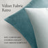 MIULEE Pack of 2 Velvet Pillow Covers, 18x18 Inch Soft Solid Cushion Case for Spring Sofa & Bedroom, Baby Blue