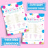 Baby Shower Animal Matching Games - 25 Pack Gender Neutral Party Game Cards, Fun Guessing Favors, 4x6