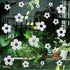 Small Flower Window Clings, Anti Collision Window Decals, Static Cling Stickers for Bird Strikes, Rainbow Design