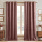 StangH Velvet Curtains 84 inches Long, Wild Rose Pink Room Darkening Curtains