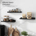 Set 3 Rebee Vision Modern Floating Shelves of : Farmhouse Wall Mounted Bedroom Decor Aesthetic for Multifunctional
