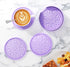 Set 6 Pack HFHOME Silicone Coasters for Drinks - With Holder, Table Cup Mat for Coffee Table, Desk, Bar - Tabletop