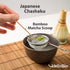 Japanese Chashaku - 2 pcs Bamboo Matcha Scoop for Measuring Matcha Green Tea Powder, Traditional Tea Ceremony Spoon