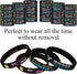 Sumind 36 Pcs Softball Motivational Bracelets, Inspirational Stretch Silicone Rubber Wristbands for Sport Parties