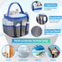 Attmu Portable Mesh Shower Caddy for College Dorm Room Essentials, 8 Pockets, Quick Dry