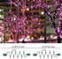 Set 300Count Bulb Ultra-Bright Connectable Pink Christmas Light Incandescent Mini String Light for Indoor Outdoor